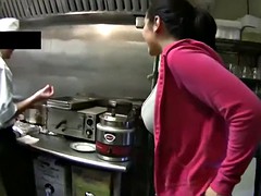 美女, デカパイ, 茶髪の