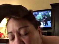 Amateur, Verga grande, Negro, Mamada, Ébano, Interracial