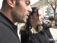 Adorable, Brunette brune, Hd, Massage, De plein air, Public, Élève, Se déshabiller