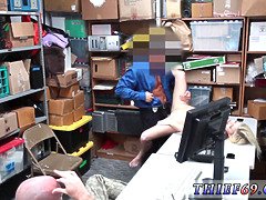 In den arsch, Arsch, Schönheit, Blondine, Blasen, Besamung, Polizei, Realität