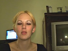 素人, ブロンド, フェラチオ, ハードコア, ハメ撮り, 娼婦, ガリガリ, フェラする
