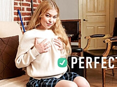 Amateur, Doigter, Hd, Masturbation, Orgasme, Solo, Adolescente, Nénés