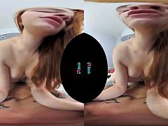 En tercera dimension, Tetas grandes, Realidad, Pelirrojo, Adolescente, Tetas