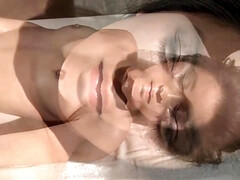 Yoko Massage - Big tits brunette in erotic lesbian massage