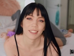 ベッドルーム, 黒人, フェラチオ, カップル, チン, バック, 彼女, オマンコ