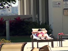 Hot teen chick sucks a cock