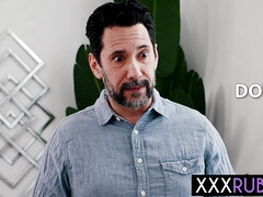 Guy got a coupon for blond hair babe Summer Vixen