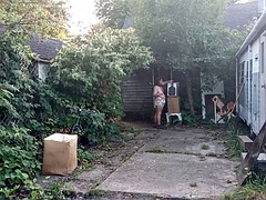 Enthousiasteling, Mollig, Homo, Ondergoed, Buiten, Realiteit, Alleen