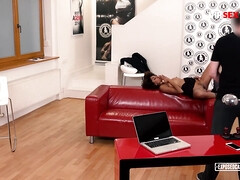 Grosser schwanz, Braunhaarige, Kehlenfick, Schwanz, Schwarz, Hd, Interrassisch, Orgasmus