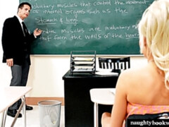 Kont, Blond, Pijpbeurt, Hondjeshouding, Handbeurt, Schoolmeisje, Tiener, Tieten likken