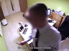 Vorstellungsgespräch, Pummelig, Hundestellung, Handjob, Hd, Geld, Büro, Spion