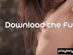 Cul, Brunette brune, Plantureuse, Lingerie, Naturelle, Seins naturels, De plein air, Solo