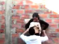 Amateur, Brunette brune, Indienne, De plein air, Public, Réalité, Voyeur