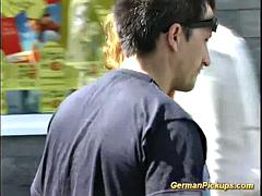 Amateur, Anal, Europeo, Alemán, Al aire libre, Prostituta, Público, Adolescente