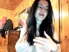 Leie, Grosser schwanz, Grosse titten, Braunhaarige, Vollbusig, Selbstgemacht, Masturbation, Milf