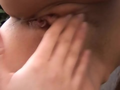 Two blonde young lesbians sweethearts