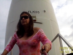 素人, Hd, 淫乱熟女, アウトドア, ヤリマン, 一人, オッパイの, ヤリマンの