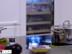 Grosse titten, Blasen, Braunhaarige, Fingern, Handjob, Lecken, Muschi, Reiten