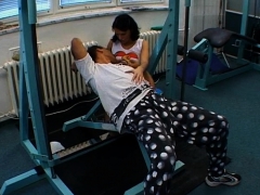 Severe scenes of clip with a concupiscent blond in heats