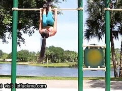 creampie amazing brunette teen with hot ass riding a stiff pole