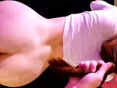 Enthousiasteling, Anaal, Grote kont, Zwart, Handbeurt, Roodharige vrouw, Oud, Vrouw