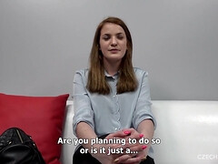 Skinny teen Kristyna hot porn casting