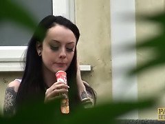 Sucer une bite, Britannique, Brunette brune, Fétiche, Hard, Hd, Réalité, Adolescente