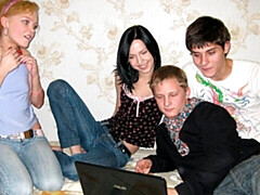 デカチン, ブロンド, フェラチオ, バック, フォアサム, ハードコア, ロシア人, ヴィンテージ