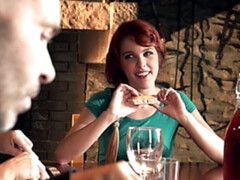 Fetisch, Klaffend, Handjob, Masturbation, Rotschopf, Rasiert, Dürr, Nass