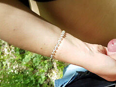 アナル, フェラチオ, イく瞬間, 毛深い, アウトドア, 公共