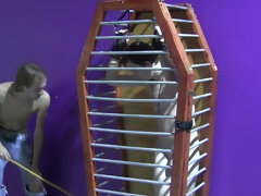 Caged BDSM kinks with Kayden Winters and Thomas White