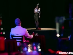 Blondine, Schwanz, Hundestellung, Lecken, Im freien, Realität, Tätowierung, Uniform