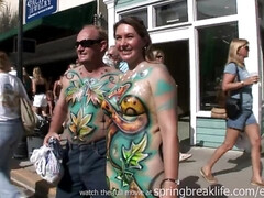 Universiteit, Gek, Flashing, Hd, Buiten, Klein, Openbaar, Student