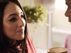 Kont, Lieveling, Gek, Erotisch, Interraciaal, Tieten likken