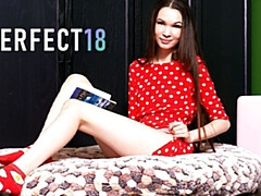 女, フェティッシュ, 指いじり, Hd, オーガズム, 小柄, 一人, オッパイの