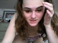 Roodharige vrouw, Alleen, Tiener, Webcamera