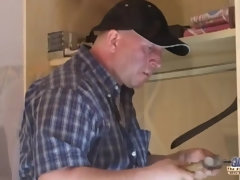 デカパイ, フェラチオ, 茶髪の, 手コキする, キス, 自然山雀, ゴックンする, ティーン