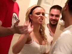 Group sex is a good thing to celebrate Valentine's Day for studs