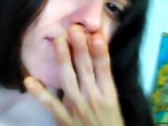 Amateur, Gros cul, Brunette brune, Petite amie, Poilue, Chatte, Nénés, Épouse