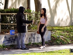 Amerikaans, Grote kont, Grote lul, Pijpbeurt, Daddy, Latijnse vrouw, Openbaar, Tieten likken