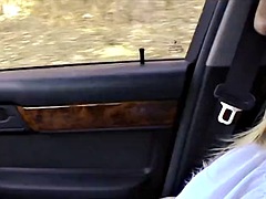 素人, 美人, デカチン, フェラチオ, 車, イく瞬間, ドイツ人, ヴィンテージ