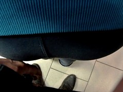 I touch big ass milf in sweat pants 2