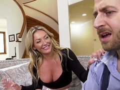 Tetas grandes, Rubia, Acercamiento, Cornudo, Doble penetracion, Interracial, Madres para coger, Chorro