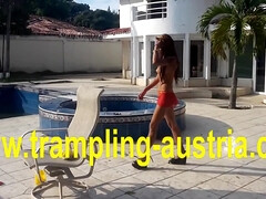 ボンデージ, フェムドム, 足フェチ, ドイツ人, Hd, ラティーナ, 公共, ティーン