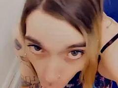 Amateur, Grosse bite, Sucer une bite, Hard, Coréenne, Lingerie, Masturbation, Adolescente