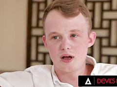 DEVILS FILM - Hot Babysitter Sera Ryder Deepthroats And Fucks With The Lucky Guy She Babysits