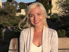 Blond, Pijpbeurt, Hd, Buiten, Gezichtspunt, Realiteit, Tieten likken, Speelgoed