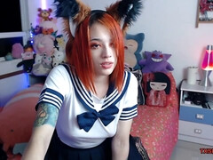 Morena, Casero, Bragas, Pelirrojo, Estudiante, Adolescente, Juguetes, Camara web