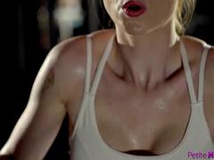 美女, デカチン, 中出し, カワイイ, ジム, ハードコア, ハメ撮り, 赤毛