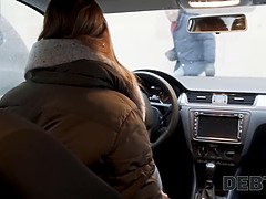 Blasen, Braunhaarige, Schwanz, Geld, Pov, Ablutschen, Jungendliche (18+), Titten